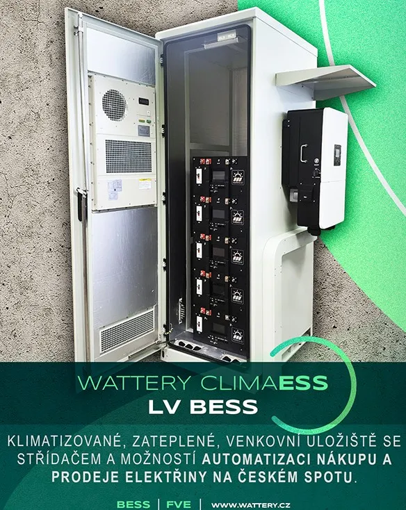 wattery ClimaESS LV BESS — nezávazná poptávka